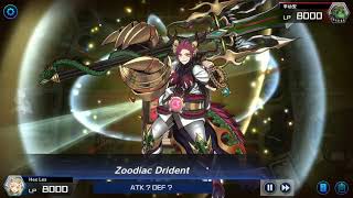 TriBrigade Zoodiac MASTER DUEL Deck Profile  PLATINUM Gameplay [upl. by Amble599]