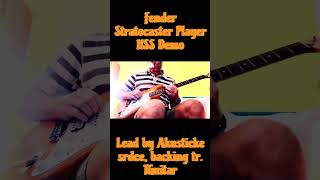 Fender Stratocaster Player HSS  Demo  Lead Tone  Akusticke srdce Melody amp TGuitar Backing Track [upl. by Lewin]