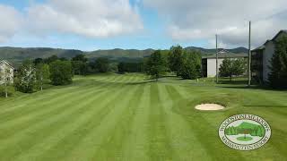 Massanutten Resort Woodstone Meadows Hole 18 Aerial View [upl. by Neetsirk451]