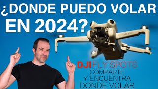 ¿DONDE puedo VOLAR mi DRON  NORMATIVA DRONES 2024 y DJI FLY SPOTS Explicados [upl. by Feliks]