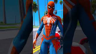 Spider man save baby ❤️ iron man save boys spiderman shorts shortvideo spider trend [upl. by Africah]