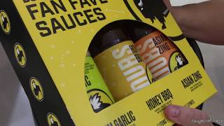 BUFFALO WILD WINGS FAN FAVE SAUCES REVIEW AIR FRYER [upl. by Kihtrak]