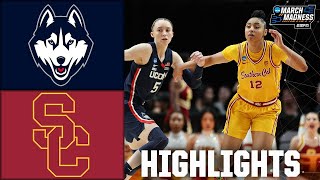 NCAA Tournament Elite 8 UConn Huskies vs USC Trojans  Full Game Highlights [upl. by Haliek]