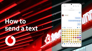 How to send a text  Android Phone  Tech Team  Vodafone UK [upl. by Jew]