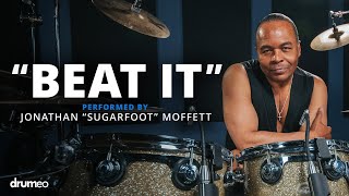 Michael Jacksons Drummer Jonathan Moffett Performs quotBeat Itquot [upl. by Namyh]