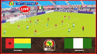 GUINEABISSAU vs NIGERIA  AFRICA CUP OF NATIONS 2022  AFCON GAMEPLAY [upl. by Drofla]