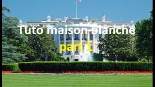 tuto maison blanche minecraft part 1 [upl. by Tecil]