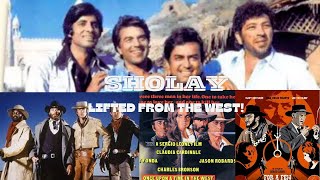 Sholay  Borrowing from the West sholay amitabhbachchan clinteastwood nostalgia 1975 jaiveeru [upl. by Ambrose93]