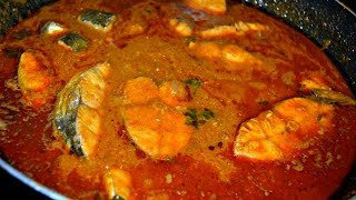 Vanjaram Chepala Pulusu  King Mackerel Fish Curry w English Subtitles [upl. by Ronal]