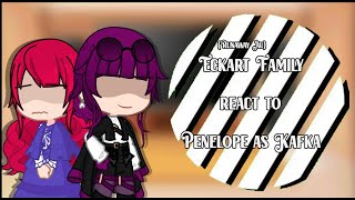 Eckart Family  Yvonne react to Penelope as Kafka  Runaway Au  GCRV  🚫 No part 2 🚫  Rushed [upl. by Anima693]