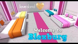 BUILDING THE LOVE ISLAND VILLA IN BLOXBURG [upl. by Donna]