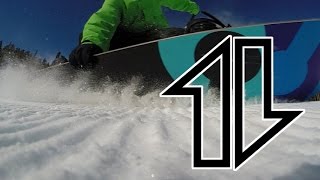 Snowboard carves in slowmo [upl. by Dixon]