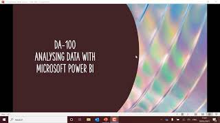 DA100 Analysing data with Microsoft Power BI Hints Tips Advice [upl. by Esilehs667]