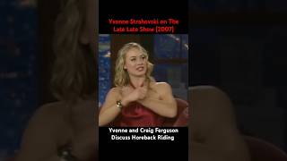 Yvonne Strahovski on The Late Late Show Discussing Horseback riding with Craig Ferguson [upl. by Lassiter]