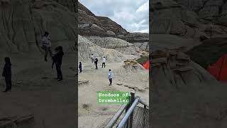 A closeup 360 view of the hoodoos of Drumheller drumheller hoodoos [upl. by Wehner]