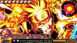 REFUSE TO KICK OUT FROM META MAXED Naruto Final Showdown NEW EX Ultimate LV15 Showcase  NxB NV [upl. by Devlen]