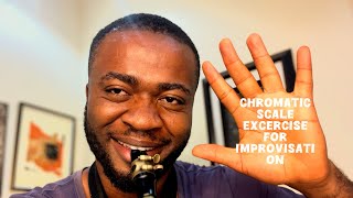 SAXOPHONE LESSON  Chromatic Execersice for Jazz Saxophone Improvisation [upl. by Blancha608]