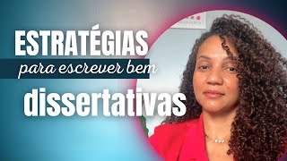 Estratégias para escrever DISSERTATIVA do CONCURSO  parte 1 [upl. by Haym397]