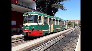 Un giro dell Etna in treno sulla Ferrovia Circumetnea da Catania Borgo a Giarre [upl. by Roxine]