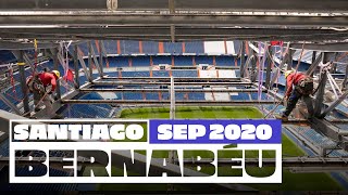 🆕 Real Madrids NEW Santiago Bernabéu stadium works September 2020 [upl. by Nilecoj]