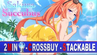 Easy 2 minute Platinum Game  PS5 amp PS4 Crossbuy  Stackable  Sakura Succubus Trophy Guide [upl. by Naveb]