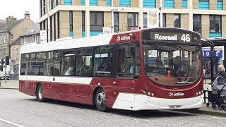 46 Lothian Buses Volvo B7RLE Urban II 196 SN62 BPV [upl. by Ztnaj]