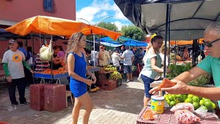 FEIRA LIVRE NA CIDADE DE CARNAUBAL CEARÁ DIA 28032024 na quintafeira Santa [upl. by Blithe]