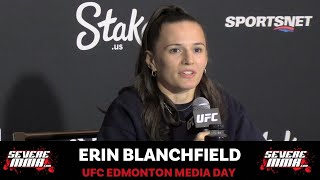 Erin Blanchfield thinks a win over Rose Namajunas puts her right in the mix for a title shot [upl. by Wandie]