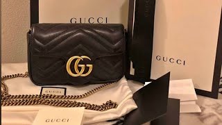 Gucci Crossbody bag Mini Marmont💖💖💖 [upl. by Hardner483]