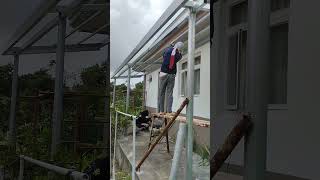 Trusses amp Roofing Project contractor metalwork welder roofinstaller roofinginstallation short [upl. by Mat]