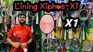 Lining XiphosX1 Badminton racket price In Bangladesh X1 price 950 Tk Mv Vlogs [upl. by Semajwerdna]