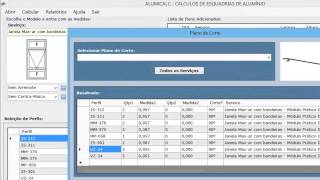 Como calcular esquadrias de alumínio com bandeira e veneziana AlumiCalc Atualizado [upl. by Slinkman]