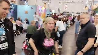 Spiel Essen walkthrough AmassGames board game convention hall view people [upl. by Dallas]