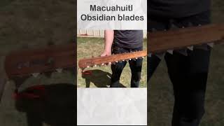 Macuahuitl Unveiled The Aztec Sword’s Secrets [upl. by Anillek106]