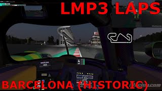 iRacing LMP3 Barcelona Historic Practice Laps 136480 [upl. by Asseniv]