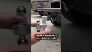 HaulMaster 2Ball Aluminum Hitch  Harbor Freight shorts [upl. by Phenice175]