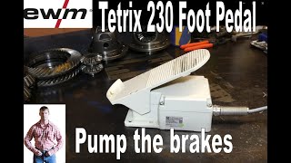 EWM Tetrix Foot Pedal [upl. by Ttnerb250]