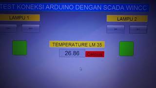 CONNECTING ARDUINO WITH DCS  SCADA SIEMENS WINCC PCS 7 [upl. by Mosira986]