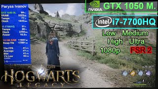 Hogwarts Legacy on Lenovo Legion Y520  NVIDIA GeForce GTX 1050 Laptop Intel Core i77700HQ [upl. by Nwahsud]