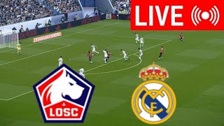 🔴LIVE  Lille vs Real Madrid  UEFA Champions League 2425  PES 21 Simulation Gameplay [upl. by Kenlee]