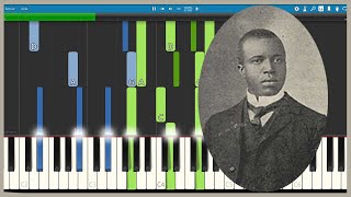 The Cascades  Scott Joplin PIANO TUTORIAL  SHEET MUSIC [upl. by Dela]