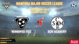 December 4th WSF Div 2 Winnipeg FC2 vs SCM Academy [upl. by Regni]