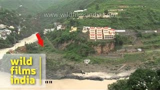 Devprayag before and after the floods [upl. by Rebme988]