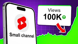 0 ➜ 100k Views as Small Channel YouTube Shorts Strategy [upl. by Birck694]