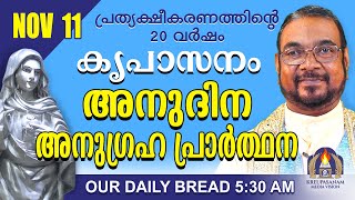 നവംബർ 11  കൃപാസനം അനുദിന അനുഗ്രഹ പ്രാർത്ഥന  Our Daily Bread പ്രത്യക്ഷീകരണത്തിന്റെ ഇരുപതാം വർഷം [upl. by Lepper]