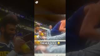 Trener Nikola Jokić objašnjava akciju saigračima tokom tajmauta 🤣 denvernuggets [upl. by Neehcas]