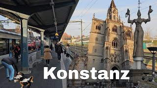 Spaziergang durch die Stadt Konstanz Deutschland mit wunderschönen Gebäuden und Architektur [upl. by Licastro]