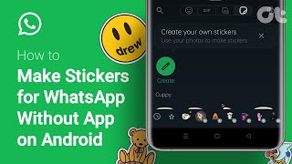 How to Make Stickers for WhatsApp Without Any Other App on Android  Guiding Tech [upl. by Stephen248]