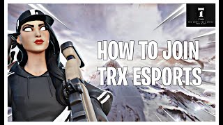 How to join TRX Esports join a fortnite clan OUTDATED [upl. by Noguchi30]