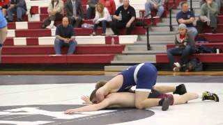 Chris Loew Nassau vs Zach Connor Suffolk 195 Pounds NassauSuffolk Freestyle AllStar Dual [upl. by Rozina]